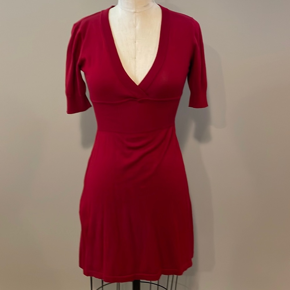 Forever 21 1/4 sleeve Cotton ribbed knee length dress - Picture 1 of 6